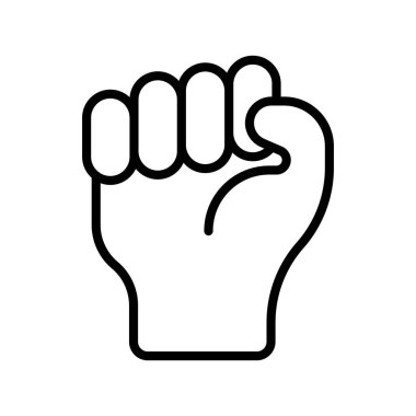 Ukrayna yumruğu ile duruyorum. İçi doldurulmuş bir ikon. Ukrayna için dua et. Ukrayna için barış. Ukrayna 'daki savaşı durdurun