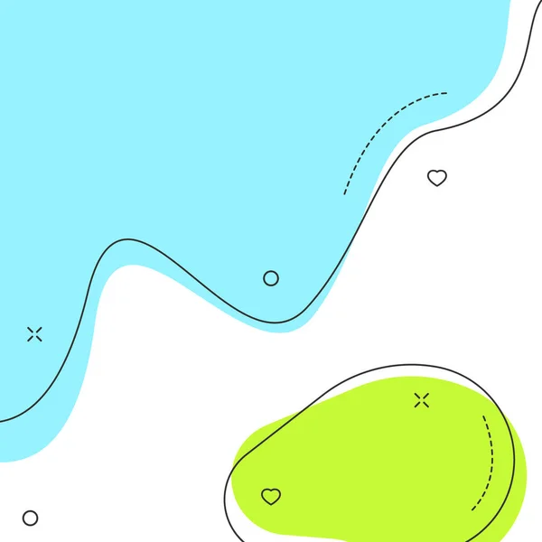 Цвет Пузыря Формы Квадратного Фона Шаблона Абстрактный Векторный Шаблон Пузыря — стоковый вектор