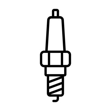 Car Candle ana hat vektör simgesi beyaz arkaplanda izole edildi. Web, mobil ve ui tasarımı için Car Candle çizgi simgesi