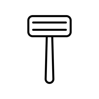 Web, mobil uygulama ve ui tasarımı için jilet çizgisi vektör simgesi