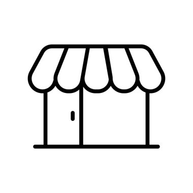 Güzellik salonu ana hatları vektör güzellik salonu web, mobil uygulama ve ui tasarım için stok vektör simgesi