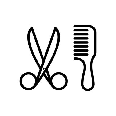 hairdress outline vector icon hairdress stock vector icon for web, mobile app and ui design