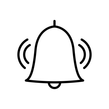 Bildirim taslağı vektör simgesi. Web, mobil uygulama ve ui tasarımı için bildirim stok vektörü simgesi