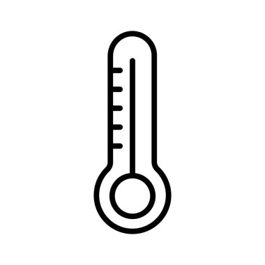 Sauna termometer outline vector icon isolated on white background. Sauna termometer line icon for web, mobile and ui design.