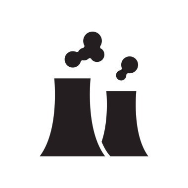 Hava kirliliği kabartma vektör simgesi izole edildi. Web, mobil uygulama ve ui tasarımı için Hava Kirliliği hisse senedi vektör simgesi