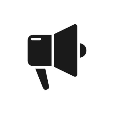 Hoparlör kabartma vektör simgesi izole edildi. Web, mobil uygulama ve ui tasarımı için hoparlör borsa vektörü simgesi