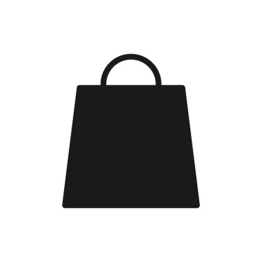 Alışveriş Torbası sembol simgesi izole edildi. Web, mobil uygulama ve ui tasarımı için Alışveriş Torbası hisse senedi vektör simgesi