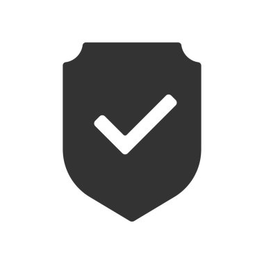 Kalkan kabartma vektör simgesi izole edildi. Web, mobil uygulama ve ui tasarımı için kalkan stok vektör simgesi