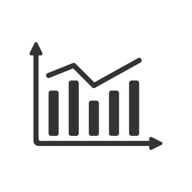 Grafik kabartma vektör simgesi izole edildi. Web, mobil uygulama ve ui tasarımı için grafik stok vektör simgesi