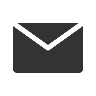 Zarf kabartma vektör simgesi izole edildi. Web, mobil uygulama ve ui tasarımı için Zarf stok vektör simgesi