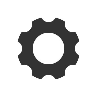 Ayarlar kabartma vektör simgesi izole edildi. Web, mobil uygulama ve ui tasarımı için hisse senedi vektör simgesi ayarları