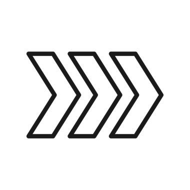 ok çizgisi vektör simgesi