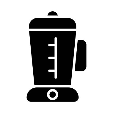 Blender kabartma vektör simgesi beyaz arkaplanda izole edildi. Web, mobil ve ui tasarımı için blender kabartma vektör simgesi