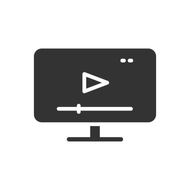 Oyuncu kabartma vektör simgesi beyaz arkaplanda izole edildi. Web, mobil ve ui tasarımı için oyuncu kabartma vektör simgesi