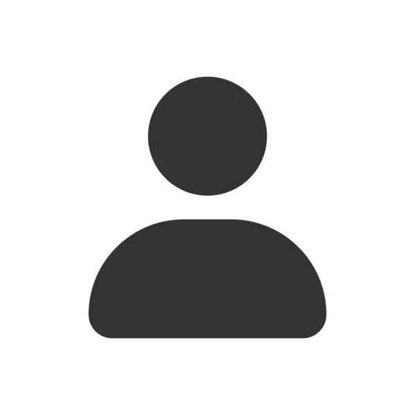 Kullanıcı kabartma vektör simgesi izole edildi. Web, mobil uygulama ve ui tasarımı için kullanıcı stok vektör simgesi