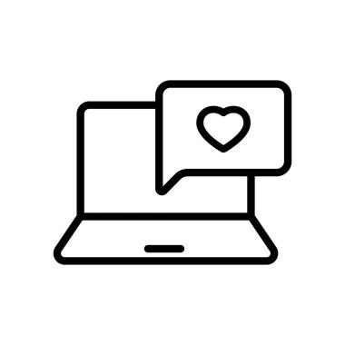 Beyaz arkaplanda izole edilmiş mesaj ana hatlı vektör simgesi gibi. Web, mobil ve ui tasarımı için ileti çizgisi vektör simgesi gibi