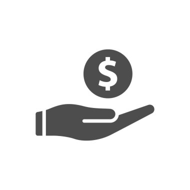 Para sigortası kabartma vektör simgesi beyaz arka planda izole edildi. Web, mobil ve ui tasarımı için para sigortası kabartma vektör simgesi