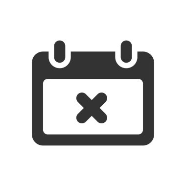 Takvim kabartma vektör simgesi beyaz arkaplanda izole edildi. Web, mobil ve ui tasarımı için takvim kabartma vektör simgesi