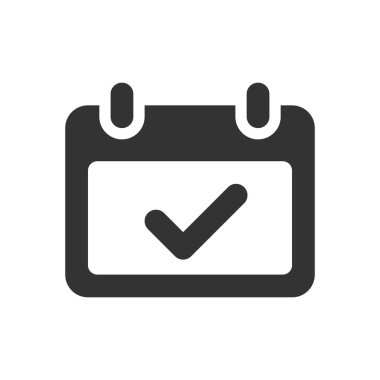 Takvim kabartma vektör simgesi beyaz arkaplanda izole edildi. Web, mobil ve ui tasarımı için takvim kabartma vektör simgesi