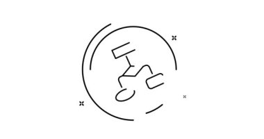 Algoritma canlandırılmış dış hat simgesi