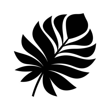 Palm Leaf Siluet Çizimi