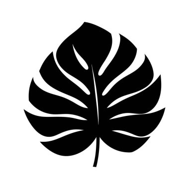 Palm Leaf Siluet Çizimi