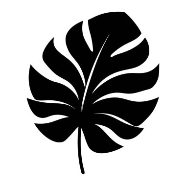 Palm Leaf Siluet Çizimi