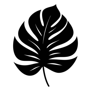 Palm Leaf Siluet Çizimi