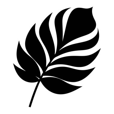 Palm Leaf Siluet Çizimi