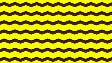 Sarı arkaplandaki kıvrımlı çizgi deseni canlandırıldı