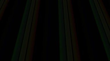 Yeşil ve kahverenginin gölgelerinde dikey ışık demetleri olan koyu tonları içeren soyut görüntü gizemli ve atmosferik bir etki yaratıyor.