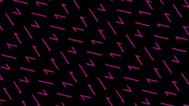 Siyah arkaplan üzerinde çapraz mor çizgileri olan soyut desen