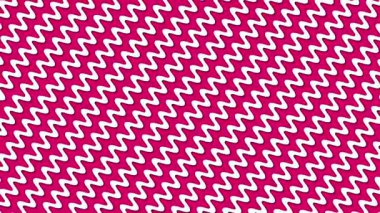 Eflatun arka planda kusursuz beyaz dalgalı çizgiler, optik bir illüzyon etkisi yaratır.