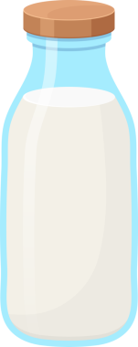 Basit ama cezbedici bir karikatür çizimi cam bir kavanozu içerir. Çoğunlukla beyaz, opak bir sıvıyla doludur, sütü andırır ve katı kahverengi bir kapakla mühürlenir. Kavanoz izolasyonda tasvir edilir..