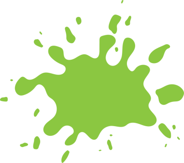 Bu görüntü, açık yeşil, düzensiz, birden fazla sıçraması olan, düz siyah bir arkaplan üzerine kurulmuş bir kütle şeklini içerir. Boya ya da sıvı sıçramaya benziyor..