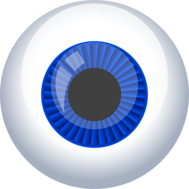 Bu resim, mavi göz ve koyu renk göz bebeğini vurgulayan bir insan gözünün stilize edilmiş görüntüsünü içeriyor. Arka plan sade, gözün detaylarını ve yapısını vurguluyor..