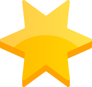 İzometrik bir altın yıldız koyu bir arkaplanda resmedilir. Başarıyı, başarıyı ve tanınmayı simgeler. Tasarımı bir kalite hissi veriyor..