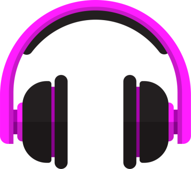 Görüntü, ses kalitesi ve kullanıcı konforu üzerine odaklanmış modern bir tasarım olan pembe ve siyah çarpıcı bir kombinasyonda bir çift şık kulaklık sergiliyor..