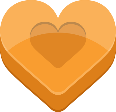 Altın kalp grafiği siyah bir arkaplan üzerine kurulur. Yuvarlak kenarları ve içe dönük bir kalbi var. Boyutsal bir katman etkisi yaratıyor. Yüzey ışığı yakalar.