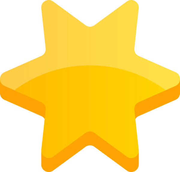 Bu parıltılı, üç boyutlu yıldız başarıyı, mükemmelliği ve pozitifliği temsil ediyor. Altın rengi değeri ve kutlamaları gösteriyor, tanınmak ya da tasarlanmak için mükemmel..