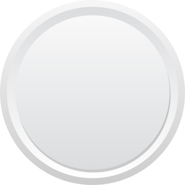 Gri bir daire, derinlik sağlamak için yumuşak ve ince eğimlerle gösterilir. Tasarımı basit, dijital simge veya düğme grafiği için uygun..