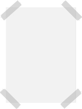 Temiz, parlak beyaz dikdörtgen bir kağıt her köşede kullanılmaya hazır koyu renkli bir duvara yapıştırılır. Kaset gri. Bu maketler için kullanışlı olabilir..