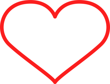 Görüntü, siyah bir arkaplana karşı kırmızı bir kalp şeklini içeriyor. Kalp basit ve özetlenmiştir. Aşk, duygu ya da içten bir ifade içerir..