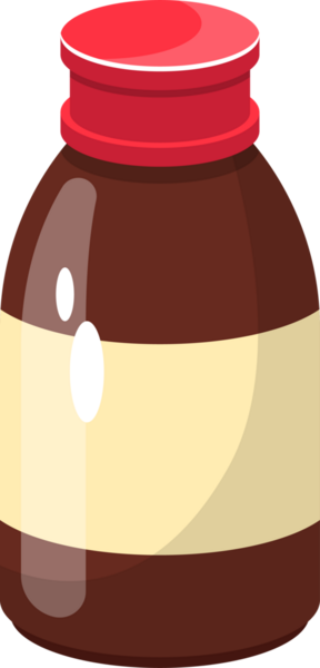 Çizgi film stili bir illüstrasyon, muhtemelen çikolata ya da benzeri yiyecek parçalarıyla dolu bir kavanozu tasvir eder. Kavanoz canlı kırmızı bir kapakla mühürlenmiş..