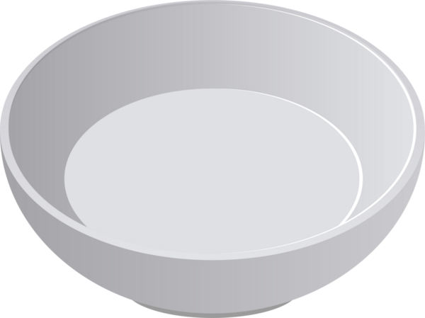 Bu, siyah arka planda yuvarlak kenarları olan boş, açık gri bir kasenin izole edilmiş bir görüntüsü. Temiz ve çok yönlü bir görüntü sağlıyor..