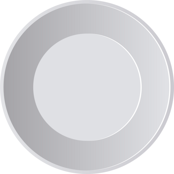 Zarif dairesel bir tasarıma sahip gri bir plaka sahnenin ortasında yer alıyor. Tabak minimalist ve dağınık, mutfak icatları için mükemmel ya da basit bir yemek deneyimi eklemek için.