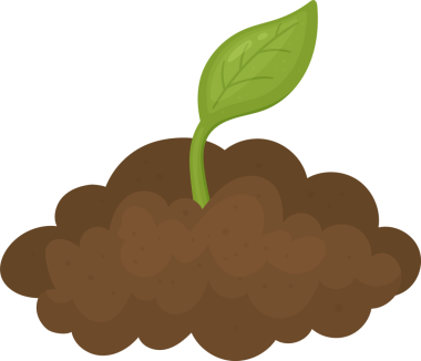 Resmedilmeye değer bir tasvir, zengin, kahverengi bir toprak yığınından çıkan küçük yeşil bir filizlenmeyi gösteriyor. Doğanın basit güzelliğini ve büyüme potansiyelini yakalar..