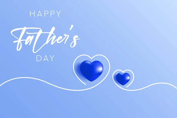 Bonne Fête Des Pères Bonne Fête Des Pères Appréciation Texte — Image vectorielle