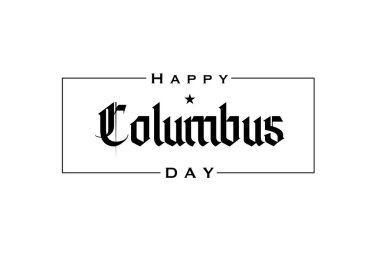  Kolomb Günü 'nün reklam, poster, afiş ve Amerikan bayrağıyla dolu şablonu kutlu olsun. Columbus Günü duvar kağıdı.