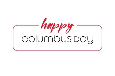  Kolomb Günü 'nün reklam, poster, afiş ve Amerikan bayrağıyla dolu şablonu kutlu olsun. Columbus Günü duvar kağıdı.